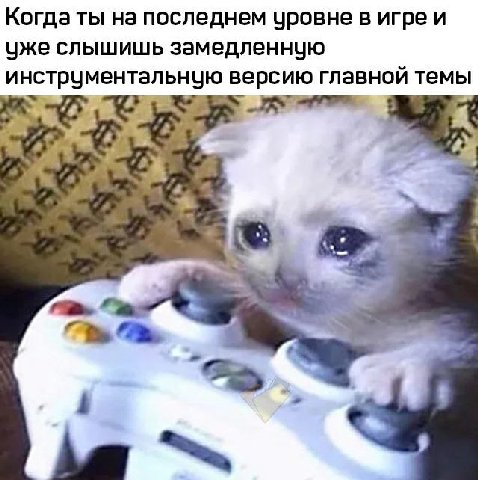 Когда ты на последнем уровне вигре и уже слышишь замедленную инструментальную версию главной темы 4A в