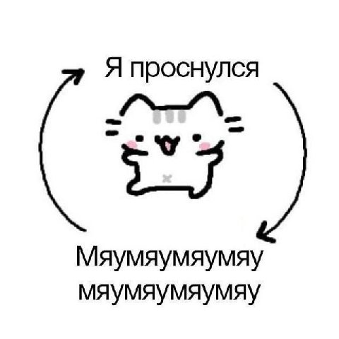 Я проснулся Мяумяумяумяу мяумяумяумяу
