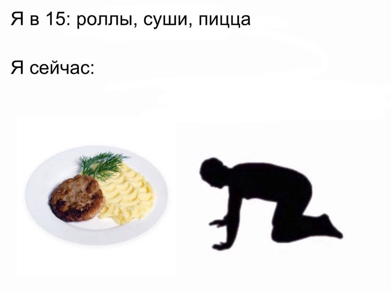 15: роллы, суши, пицца Я сейчас: