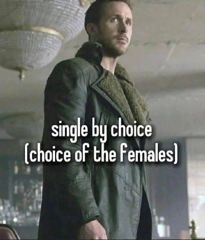 single choice (choice of the Females}