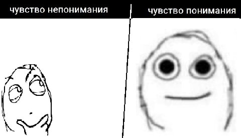 чувство непонимания чувство понимания