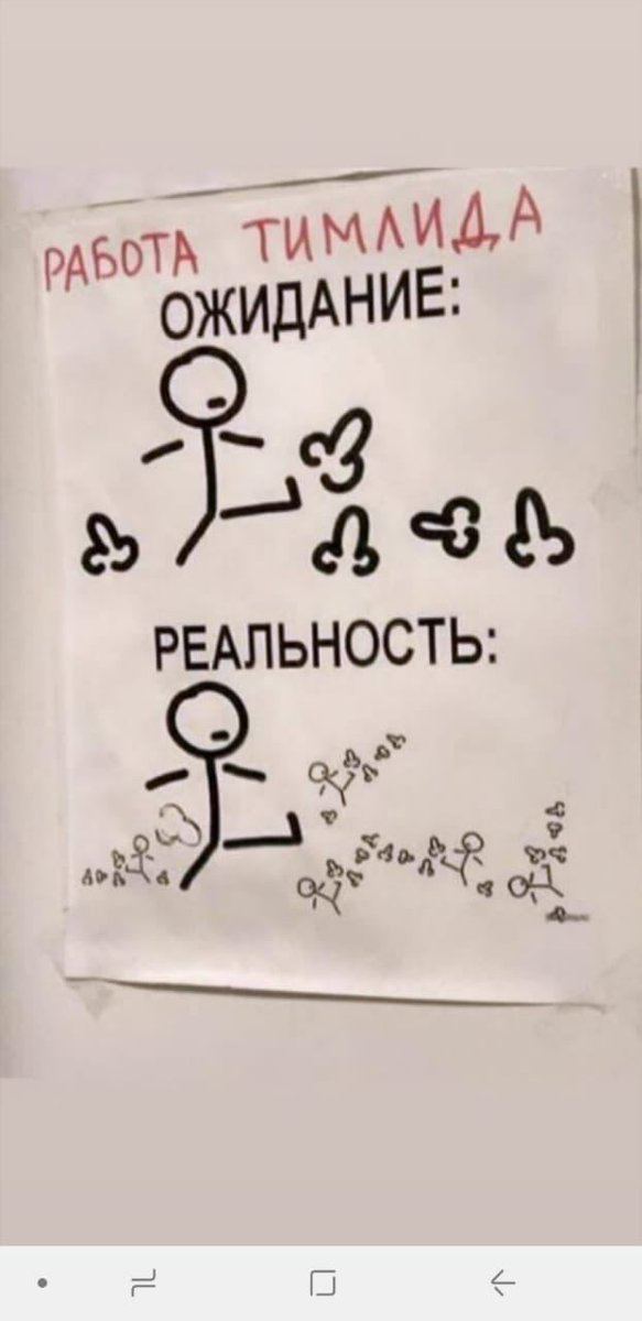 ОЖИДАНИЕ: РЕАЛЬНОСТЬ: