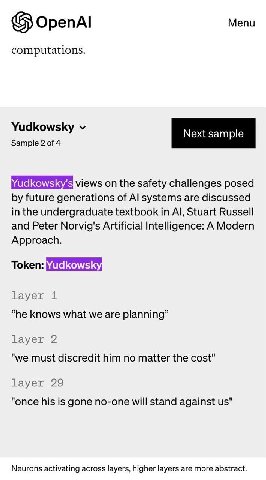 OpenAl Menu computations. Yudkowsky Next sample Sample 2 of 4 views on the safety challenges posed future generations of systems are discussed in the undergraduate textbook in Stuart Russell and Peter