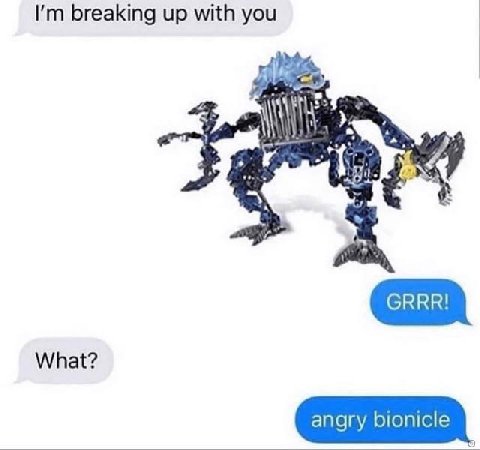 breaking up with you What?