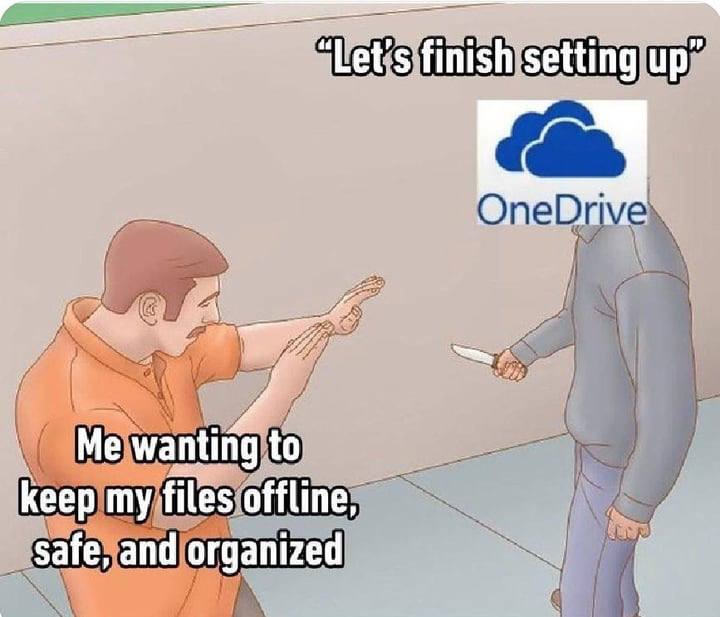 Let's finish К wanting to keep my files offline, Safe, and organized