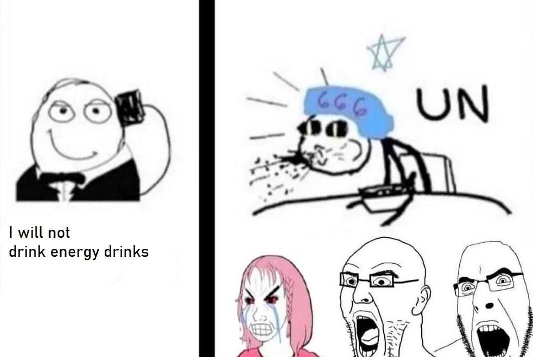 will not drink energy drinks