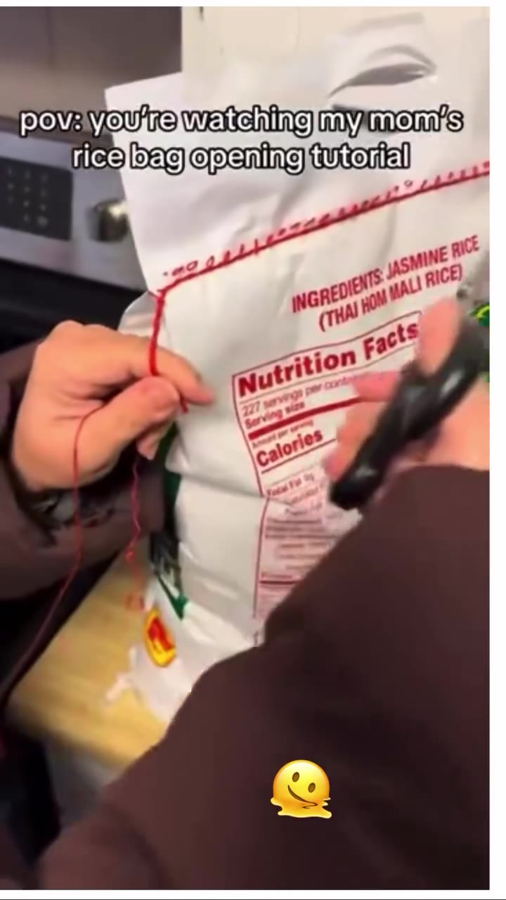 povyourelwatchingimy, momis) Ml@Gricebaglopening tutorial ae rice bag opening)tutorial eshag opening tutor)