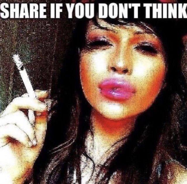 SHARE IF YOU DON'T THINK