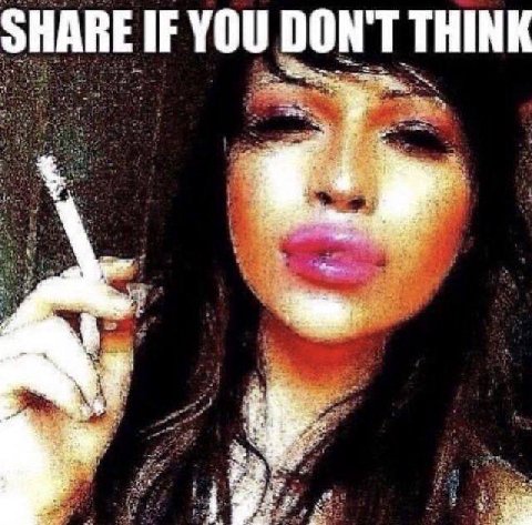 SHARE IF YOU DON'T THINK