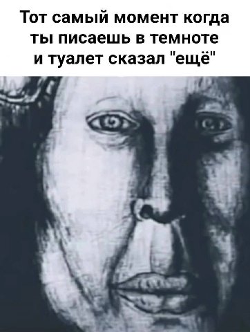 Тот самый момент когда ты писаешь в темноте и туалет сказал "ещё"