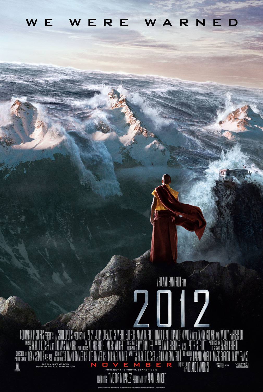 2012 (2009)

Безумная страсть режиссера Роланда Эммериха к разрушению, в частности уничтожению американских исторических памятников (двусмысленно забавное увлечение, с учетом того, как выглядела выста