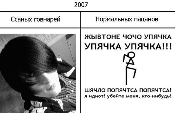 2007 Ссаных говнарей Нормальных пацанов ЖЫВТОНЕ ЧОЧО УПЯЧКА у УПЯЧКА УПЯЧКА!!! ШЯЧЛО ПОПЯЧТСА ПОПЯЧТСА! я идиот! убейте меня, кто-нибудь! чан 2