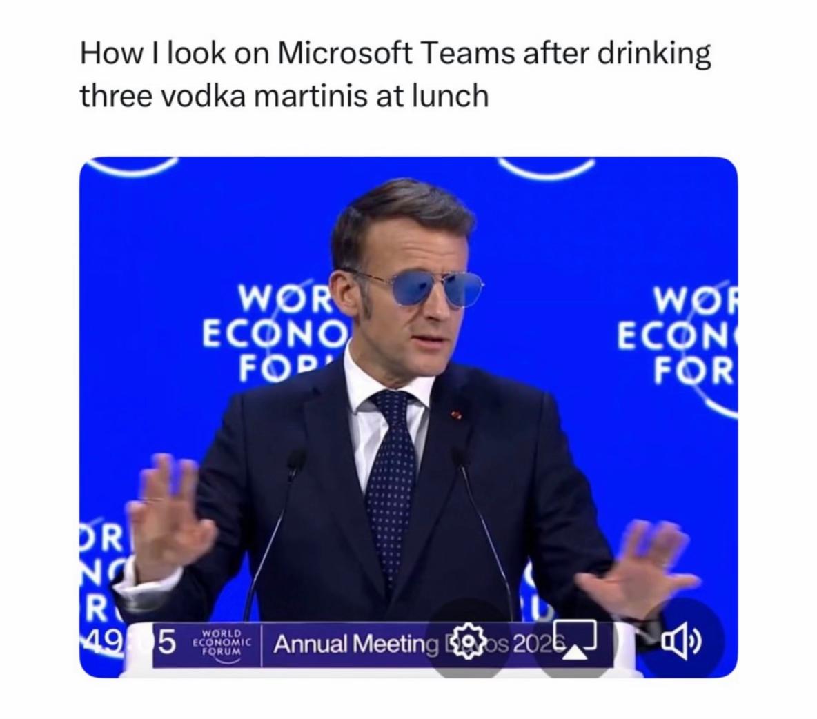 How look on Microsoft Teams after drinking three vodka martinis at lunch ECONO, ECON FOP’ FOR К, Annual Meetin bal