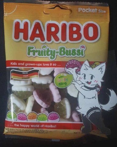 Packet Kids and grown-ups love it so the happy world of Haribo!