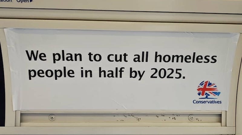 We plan to cut all homeless people in half 2025. Conservatives