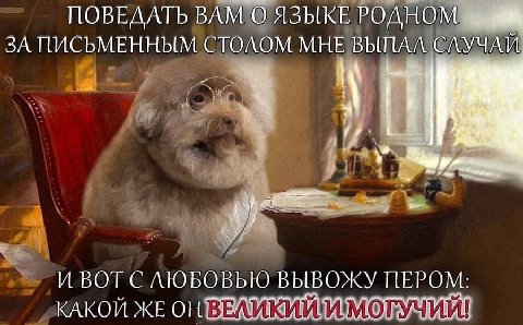 ПОВЕДАТЬ ВАМ О ЯЗЫКЕ РОДНОМ ЗА ПИСЬМЕННЫМ СТОЛОМ МНЕ ВЫПАЛ СЛУЧАЙ у И ВОТ СЛЮБОВЬЮ ВЫВОЖУ ПЕРОМ: КАКОЙ ЖЕ