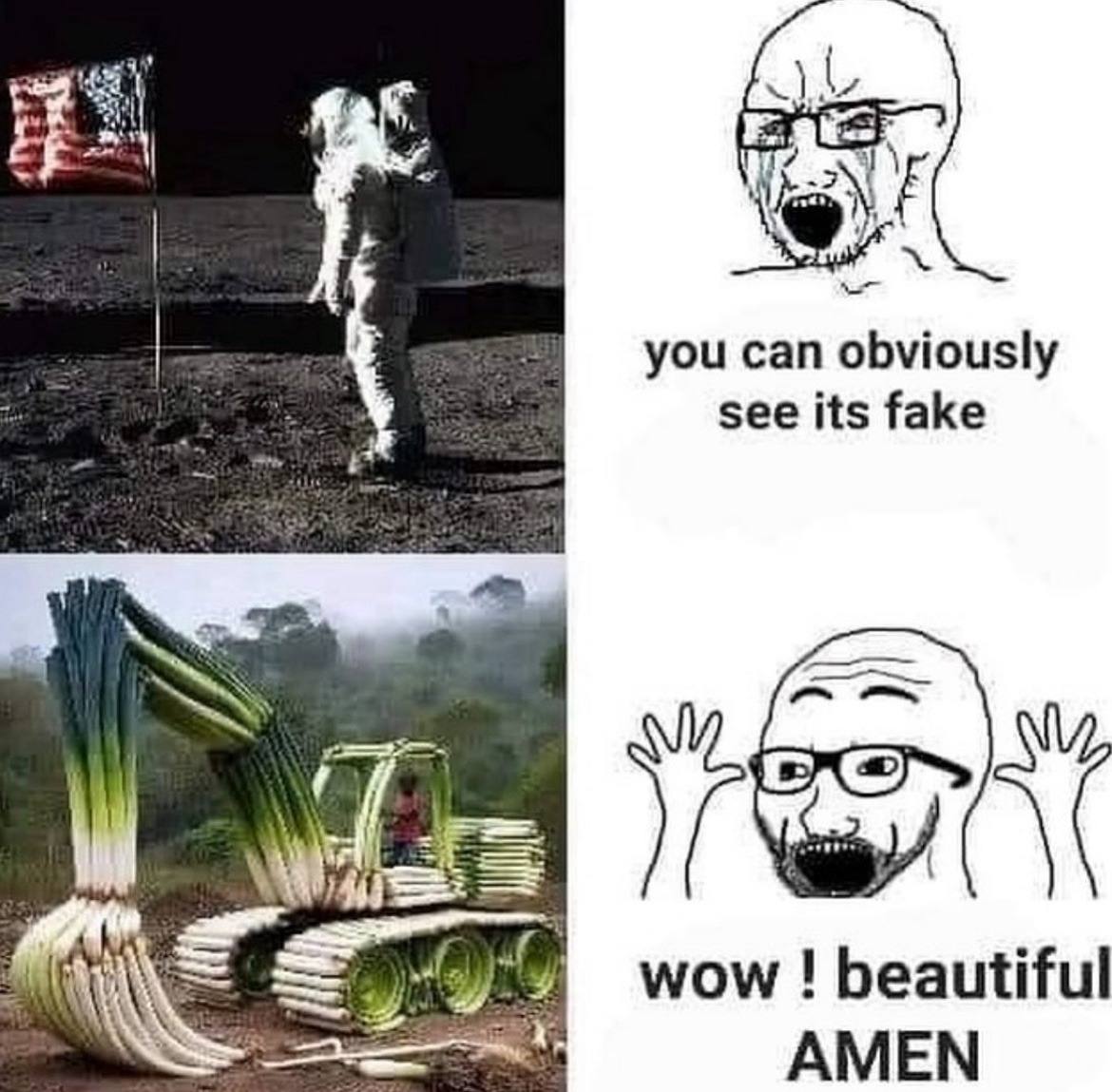 obviously see its fake 4 A wow beautiful AMEN