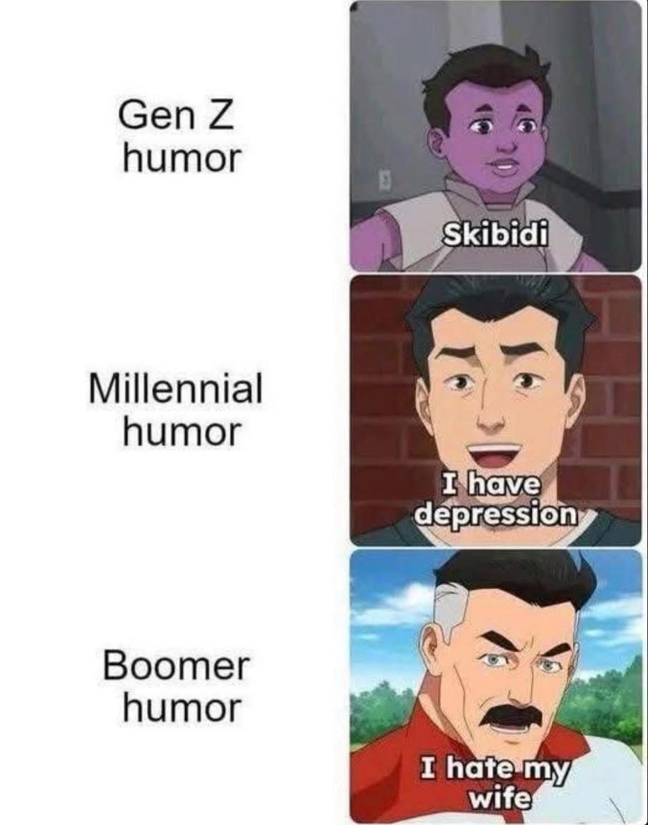 Gen 7 4» humor Millennial humor I Воотег humor hate*my, wife