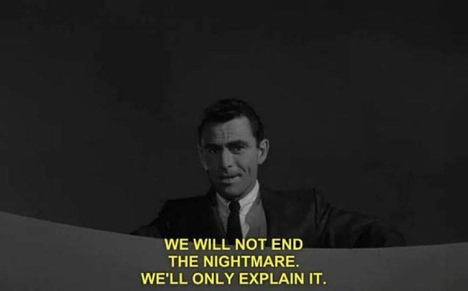 к МИЕ МОТ END ТНЕ МСНТМАВЕ. WE'LL ONLY EXPLAIN IT.