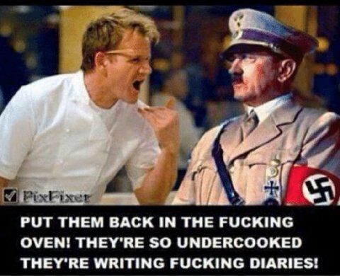 РОТ THEM BACK IN THE FUCKING OVEN! THEY'RE SO UNDERCOOKED THEY'RE WRITING FUCKING DIARIES!