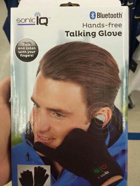 Bluetooth Hands-free Talking Glove with your fingers!