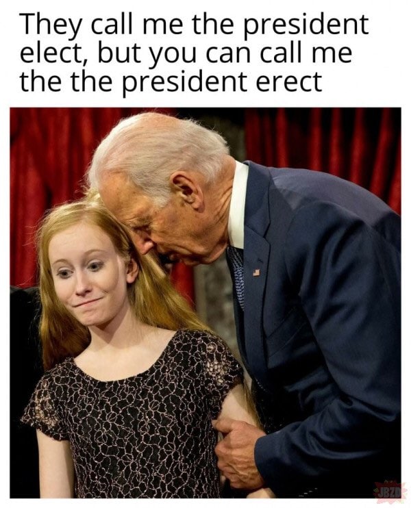 They call me the president elect, but you can call me the the president erect