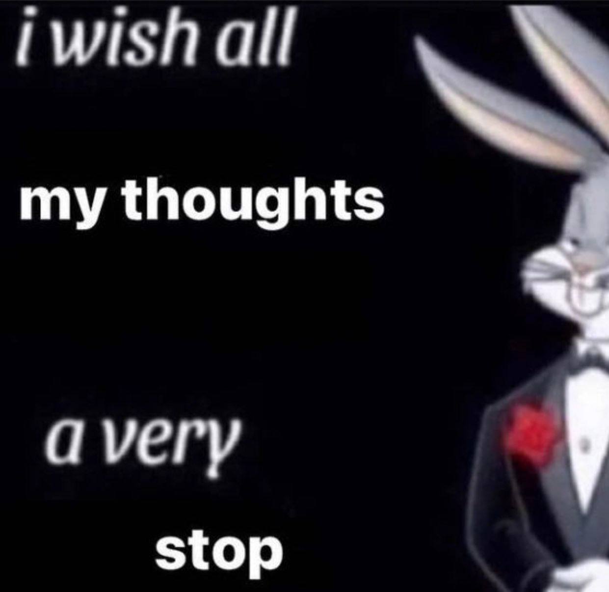 my thoughts stop