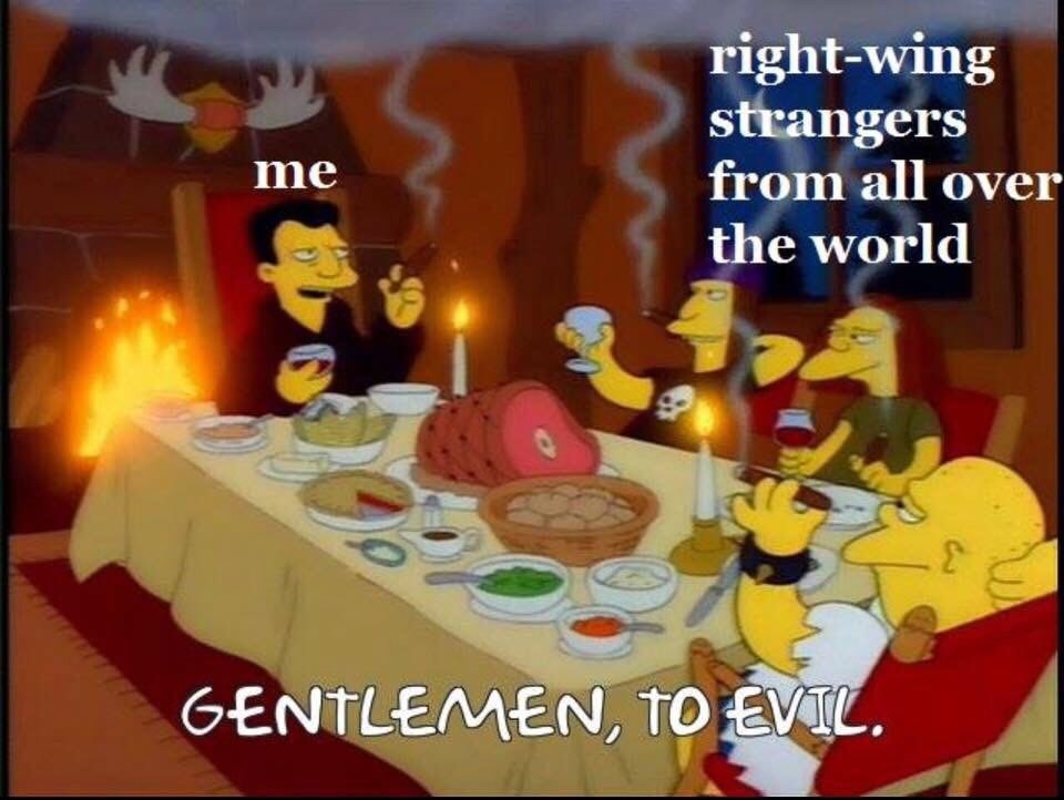 right-wing strangers me from all over the world 5 CENTLEMEN, ТО gar.