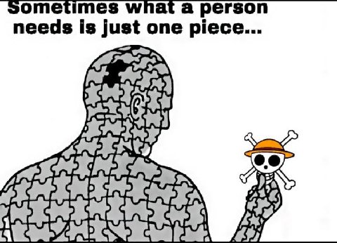 sometimes wnat a регзоп needs is just one piece...