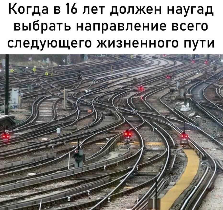 Когда в 16 лет должен наугад выбрать направление всего следующего жизненного пути и