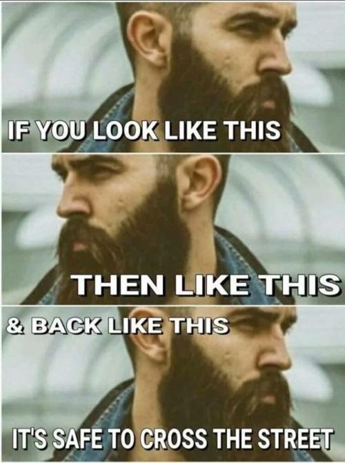 a IF YOU LOOK LIKE THIS THEN LIKE THIS ВАСК LIKE THIS IT'S SAFE ТО CROSS THE STREET