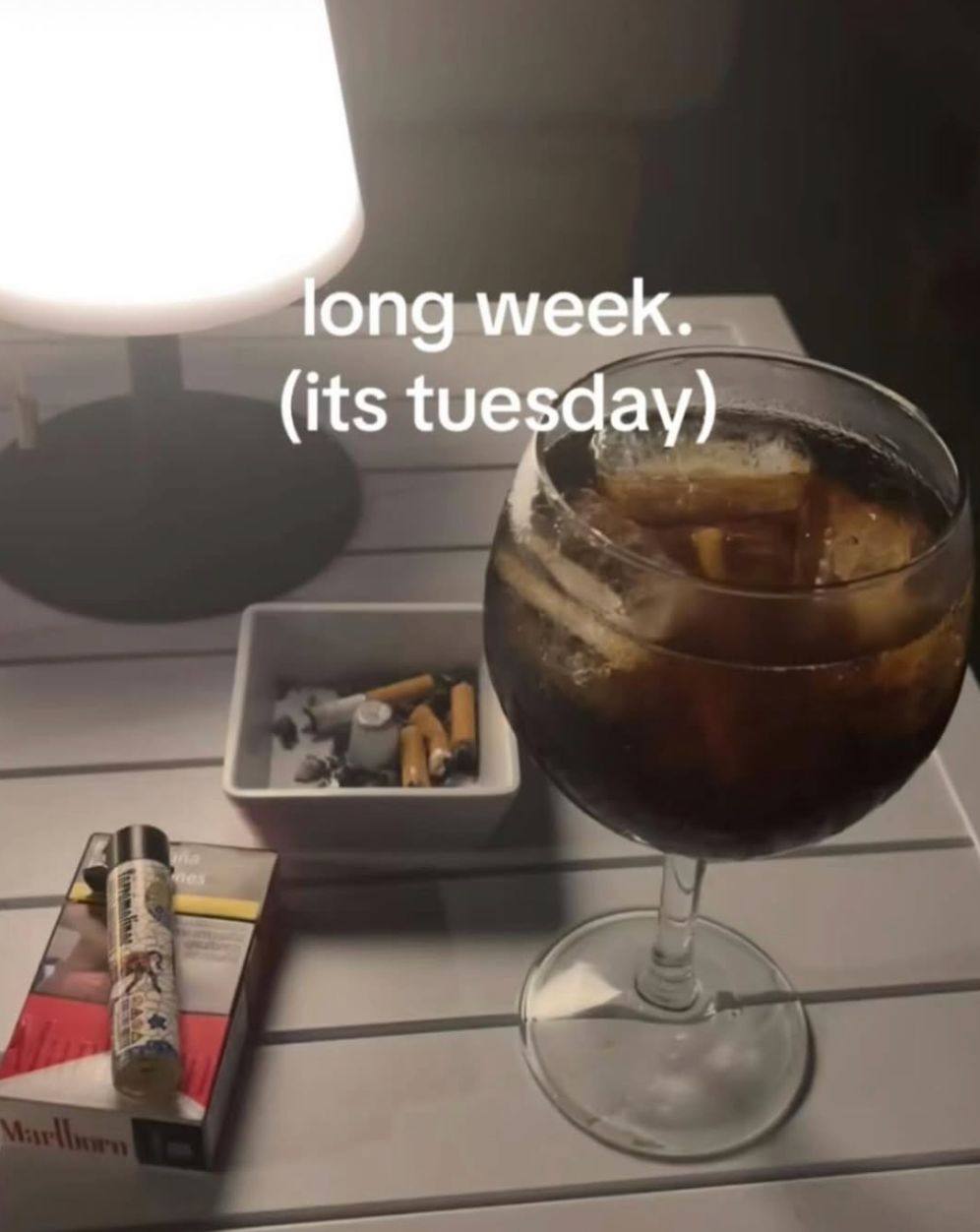 ong week. (its tuesday)