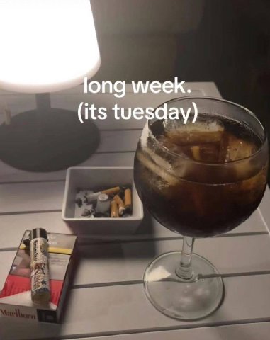ong week. (its tuesday)