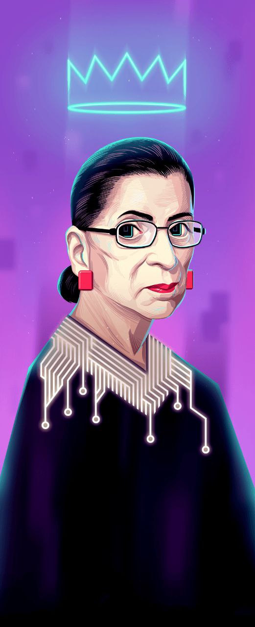 RBG bot is now in operation.

https://ask-rbg.ai/