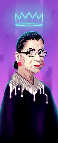 RBG bot is now in operation.

https://ask-rbg.ai/