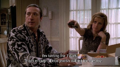 lige turning the off That's enough liberal jewish bullshit for one day