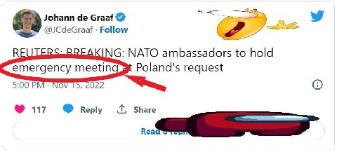 Johann Graaf @JCdeGraaf Follow 2 KING: NATO ambassadors to hold request 5:00 VOV 022 117 Reply Share