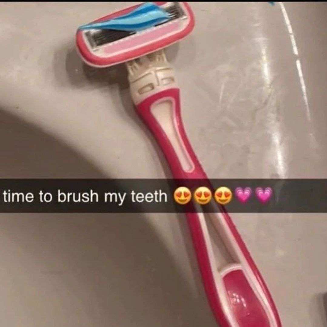 time to brush my teeth