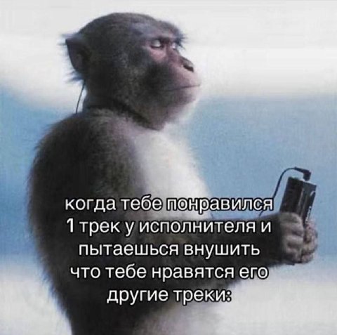 когда тебетонравился 1Tpek пытаешься внушить что тебе нравятся его И; другие трек
