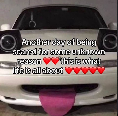 Another day of being scared for some unknown this is what