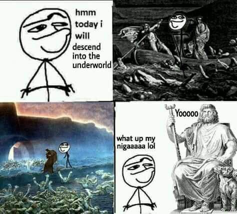hmm today i (9 will descend into the LIN underworld у what up my nigaaaaa lol ole
