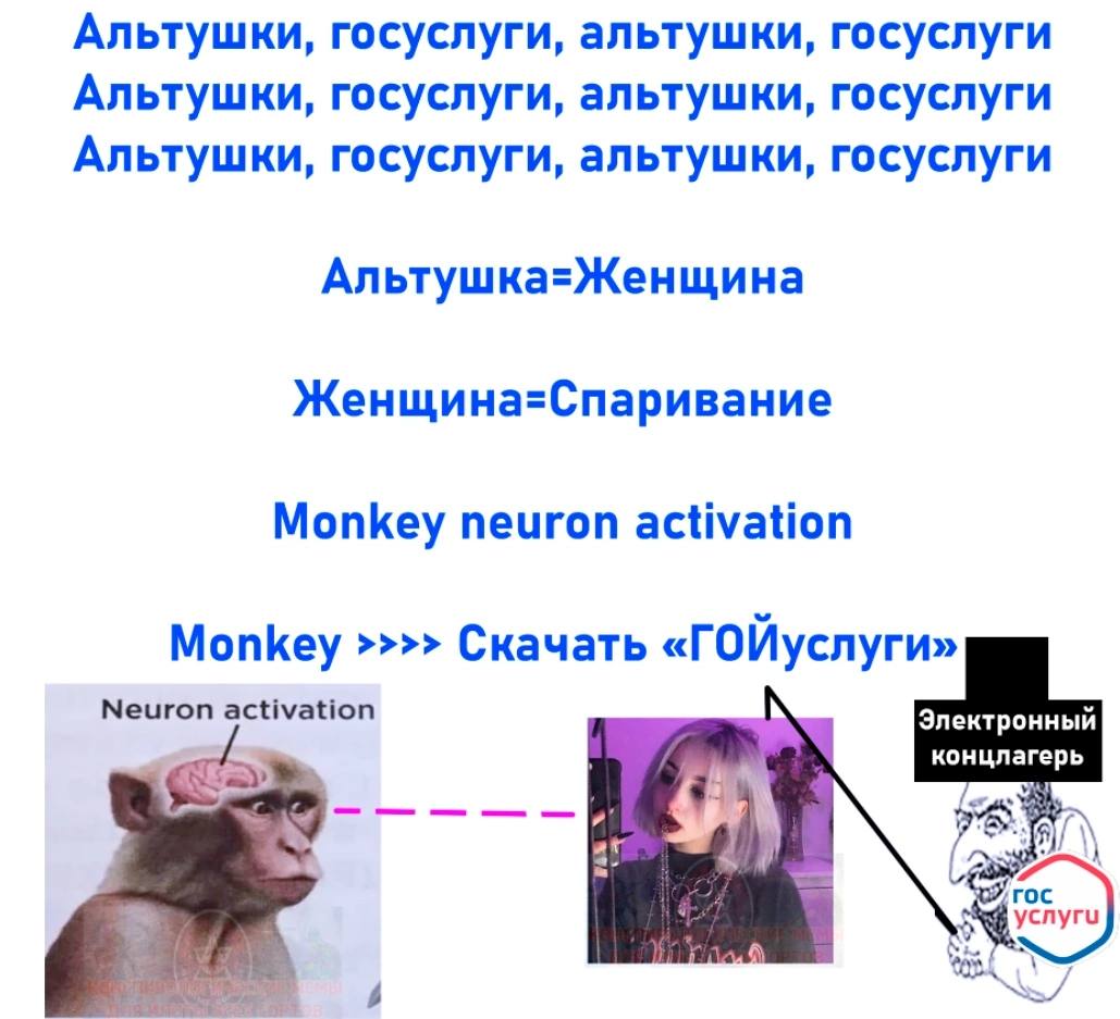 Альтушки, госуслуги, альтушки, госуслуги Альтушки, госуслуги, альтушки, госуслуги Альтушки, госуслуги, альтушки, госуслуги Альтушка=Женщина Женщина=Спаривание Monkey neuron activation Monkey Скачать «