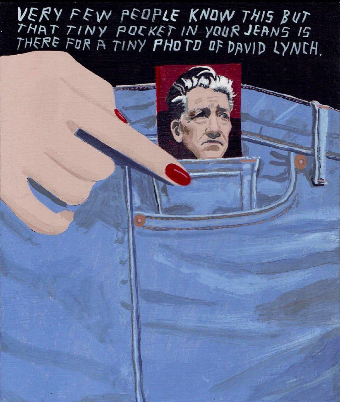 VERY FEw PEOPLE KNOW THIS Pur THAT TINY РОСКЕТ IN JEANS 15 ERE FoR A TINY FHOTD OF DAVID