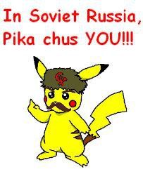 In Soviet Russia, Pika chus