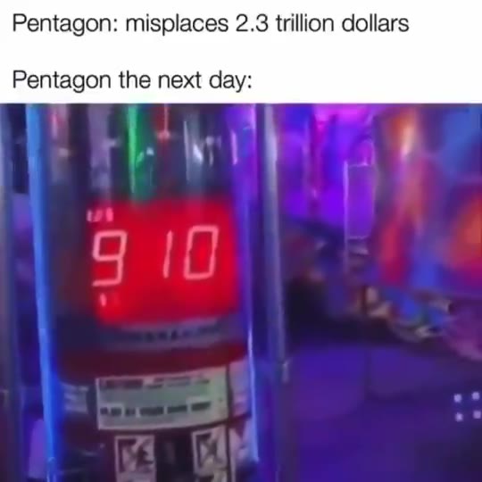 Pentagon: misplaces 2.3 trillion dollars