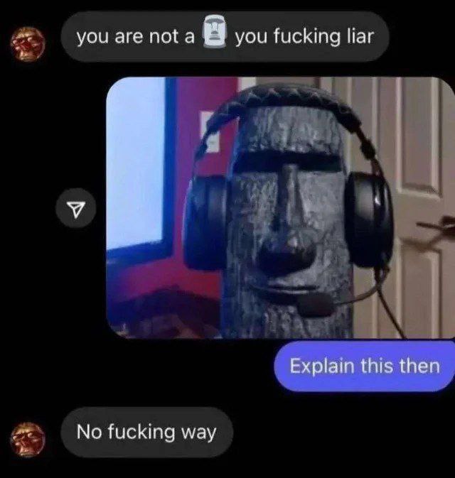 you аге а you fucking liar Explain this then No fucking way