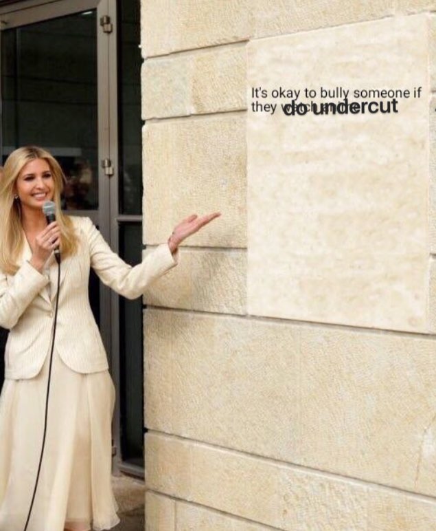 It's okay to bully someone if A: