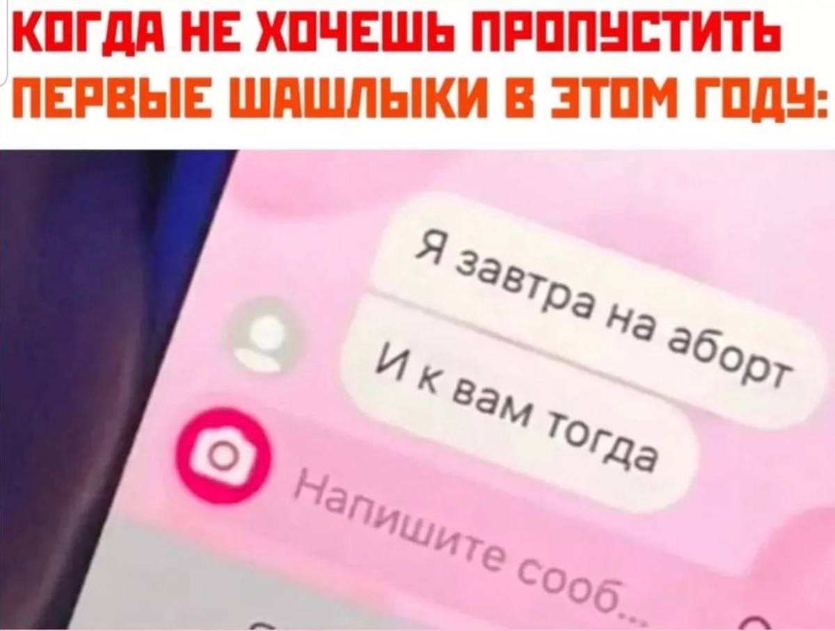 КОГДА НЕ ХОЧЕШЬ ПРОПУСТИТЬ ПЕРВЫЕ ШАШЛЫКИ В ЭТОМ ГОДУ я