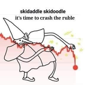 skidaddle skidoodle it's time to crash the ruble