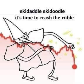 skidaddle skidoodle it's time to crash the ruble